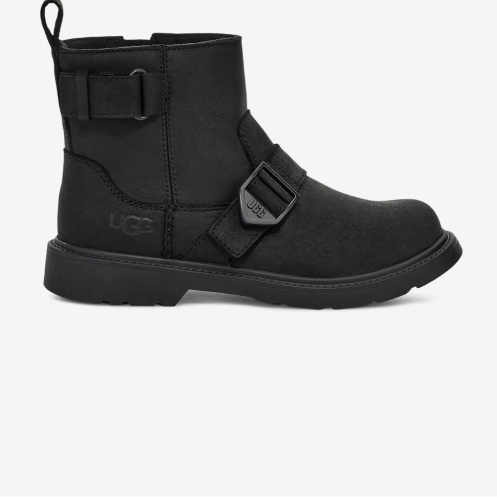 NIB Black Ugg Ashton Winter Boots Kids Size 4
